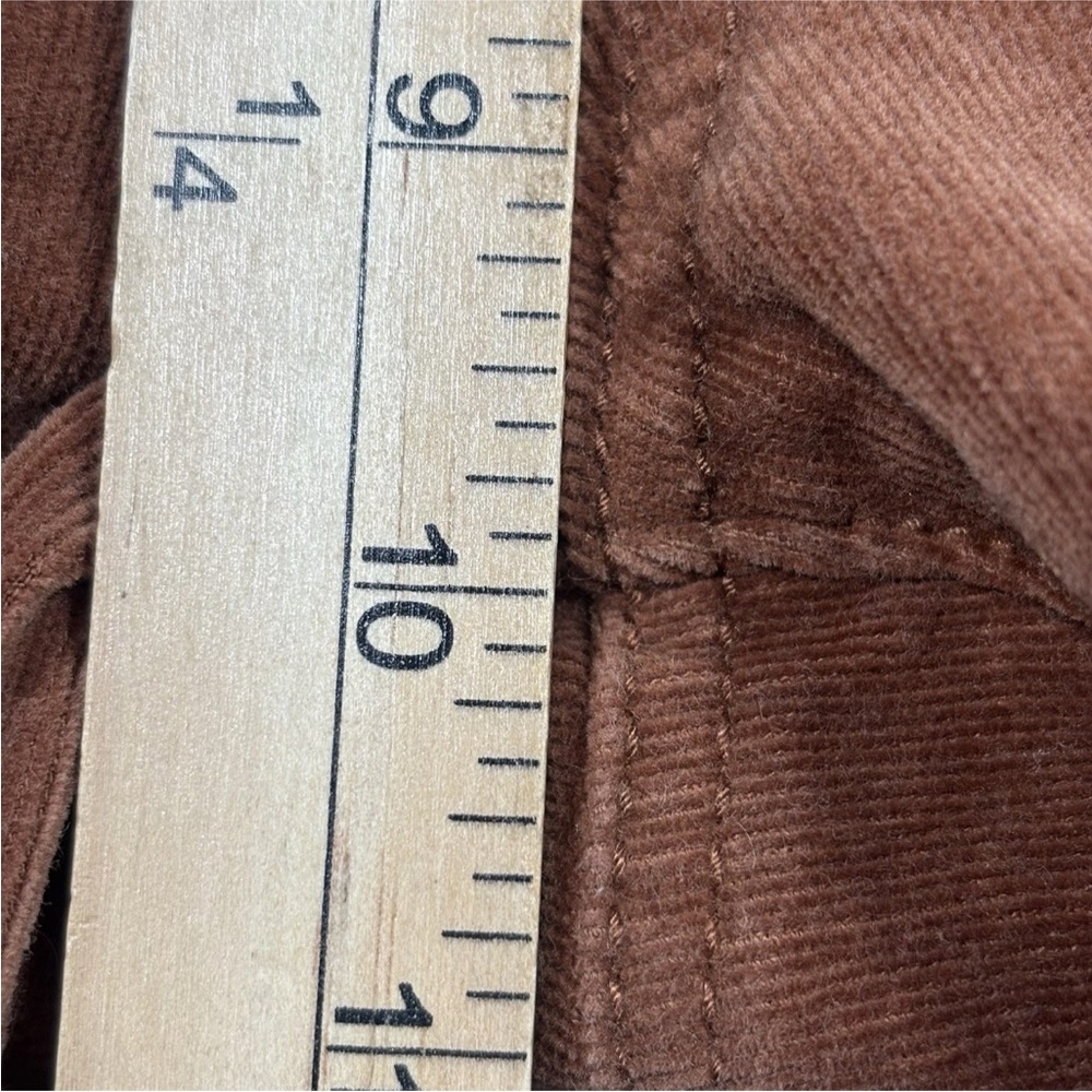 Pilcro By Anthropologie Pants Women’s 31 Brown Corduroy High Rise Skinny Preppy - Picture 3 of 12